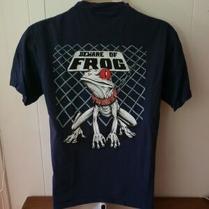 Lifeforms "Beware of Frog" shirt vintage 90s